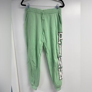 PINK Victoria's Secret Light Green Joggers